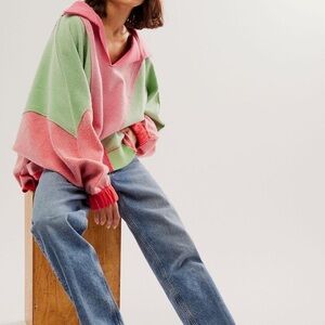 NWT Free People Sidewalk Sweatshirt Pullover XS